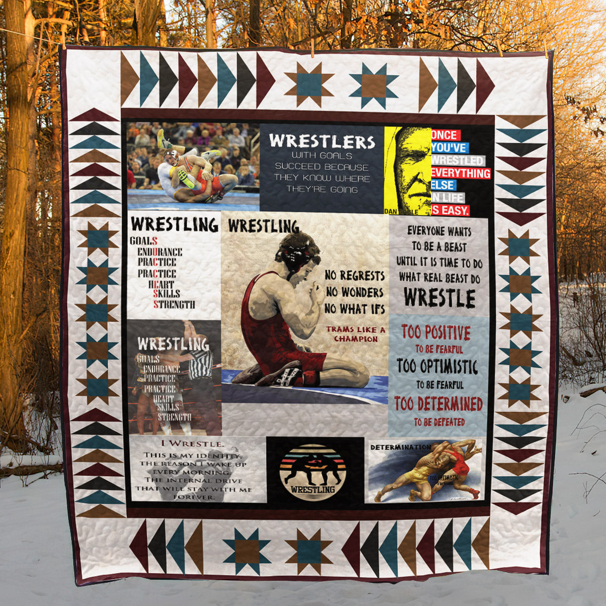 Wrestling Spirit PK300579 Quilt Blanket