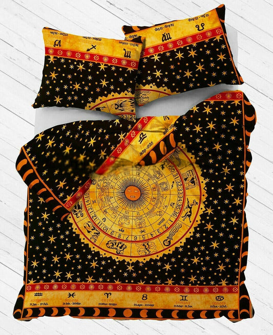 Yellow Zodiac CLA0210854B Bedding Sets