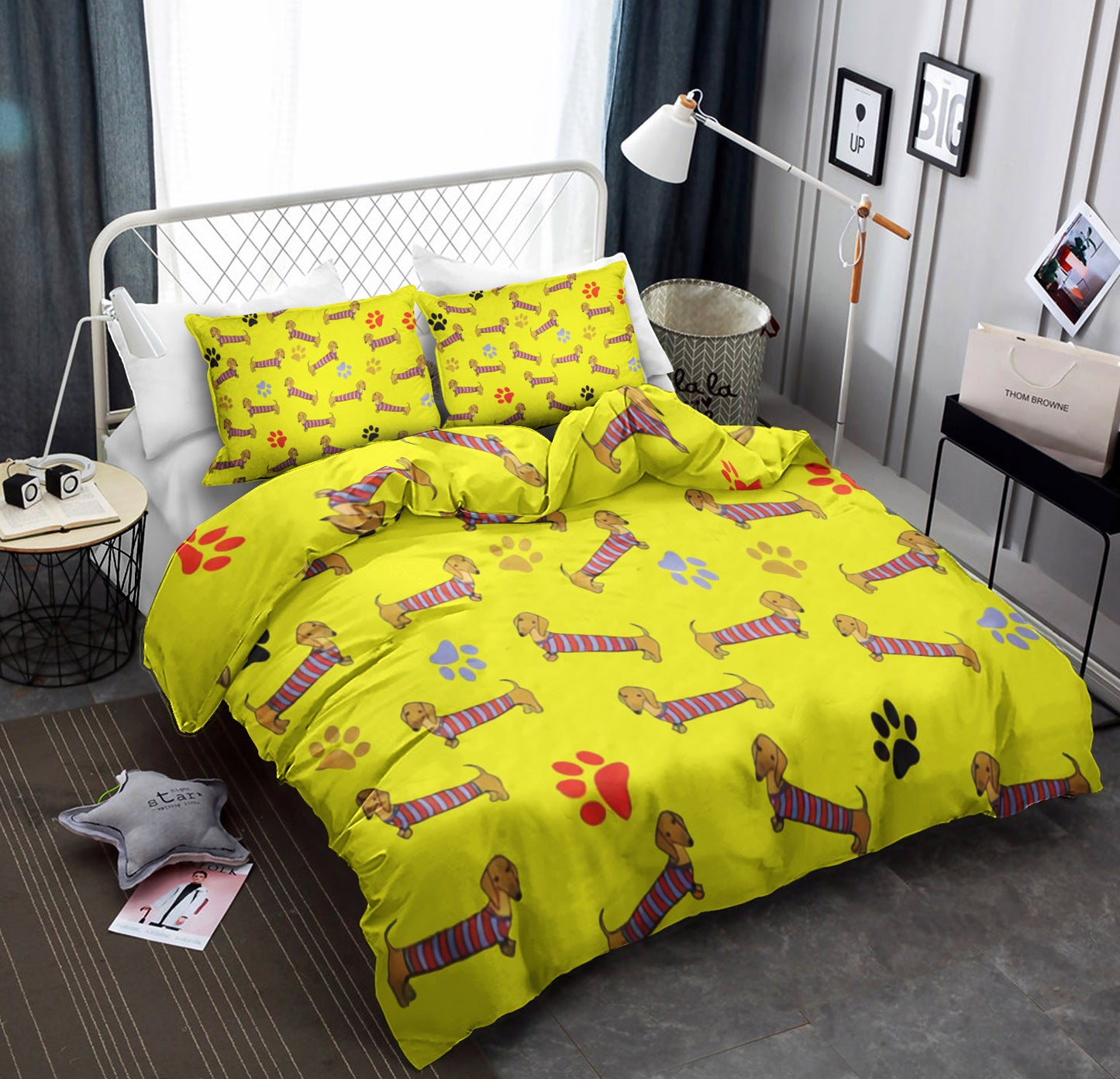 Yellow dachsund CLA22100995B Bedding Sets