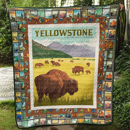 Yellowstone National Park Quilt Blanket TL070604Y