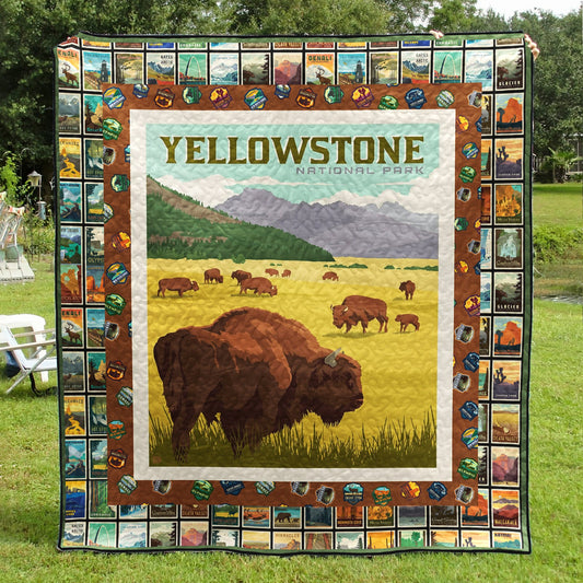 Yellowstone National Park Quilt Blanket TL070604Y