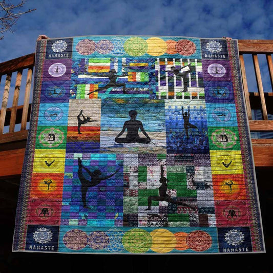 Yoga Is Life PKT210675 Quilt Blanket