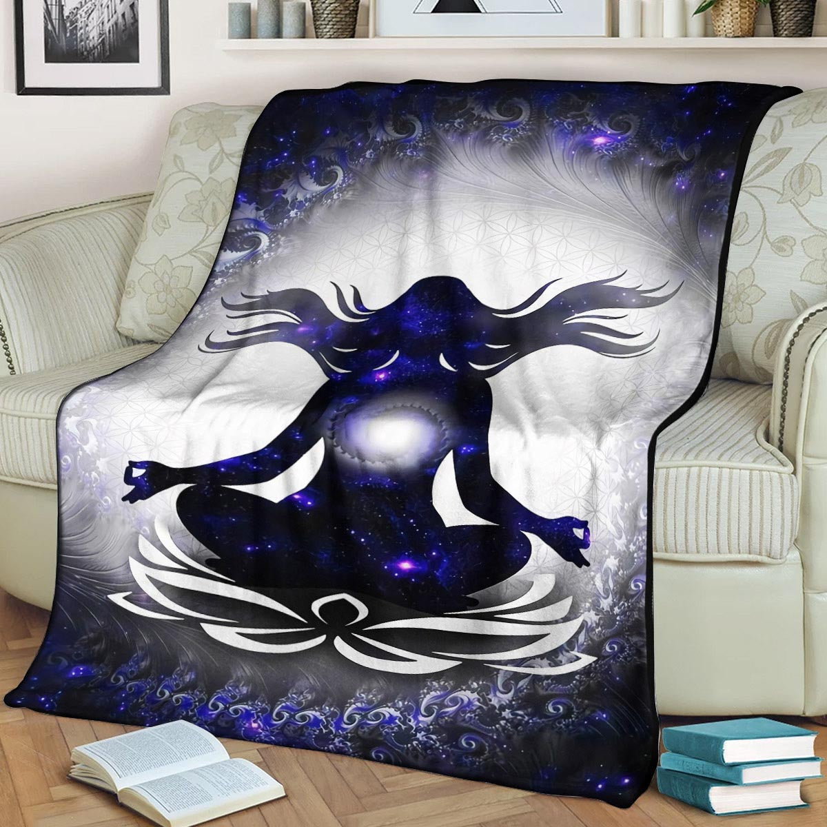 Yoga DD0309102F Sherpa Fleece Blanket