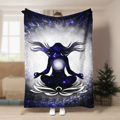 Yoga DD0309102F Sherpa Fleece Blanket