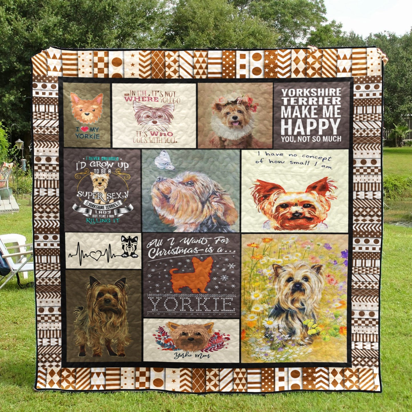 Yorkie TD2809924 Quilt Blanket