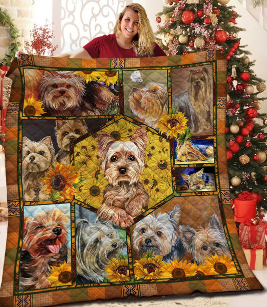 Yorkshire Terrier ND021108 Quilt Blanket