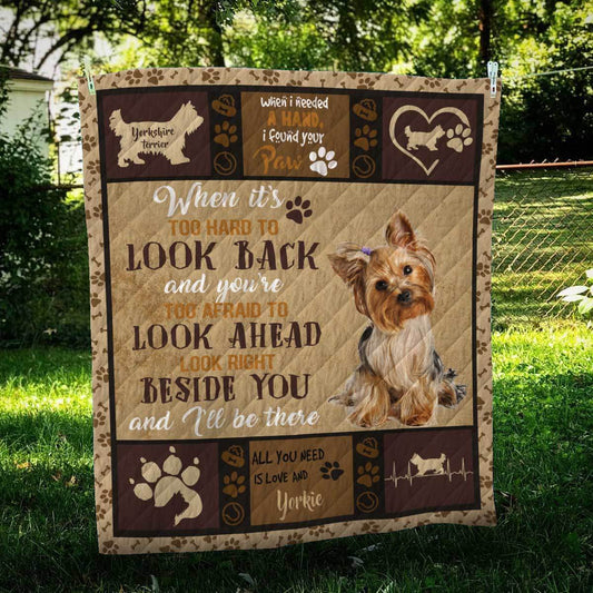 Yorkshire Terrier CL09100142MDQ Quilt Blanket