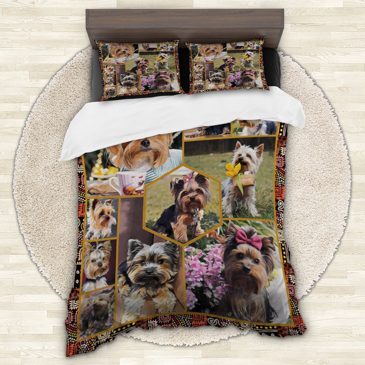 Yorkshire Terrier Playful CL10100362MDB Bedding Sets
