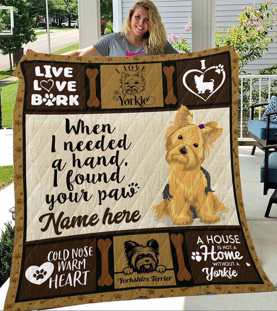 Yorkshire Terrier Yorkie CLM1710243S Sherpa Fleece Blanket
