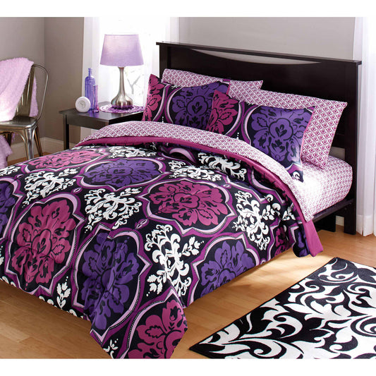 Your Zone Dotted Damask CLP1210139TT Bedding Sets