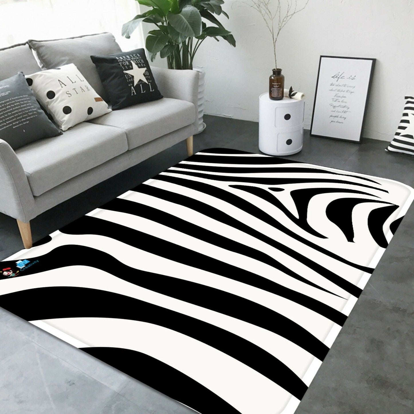 Zebra CLM2509175M Rug