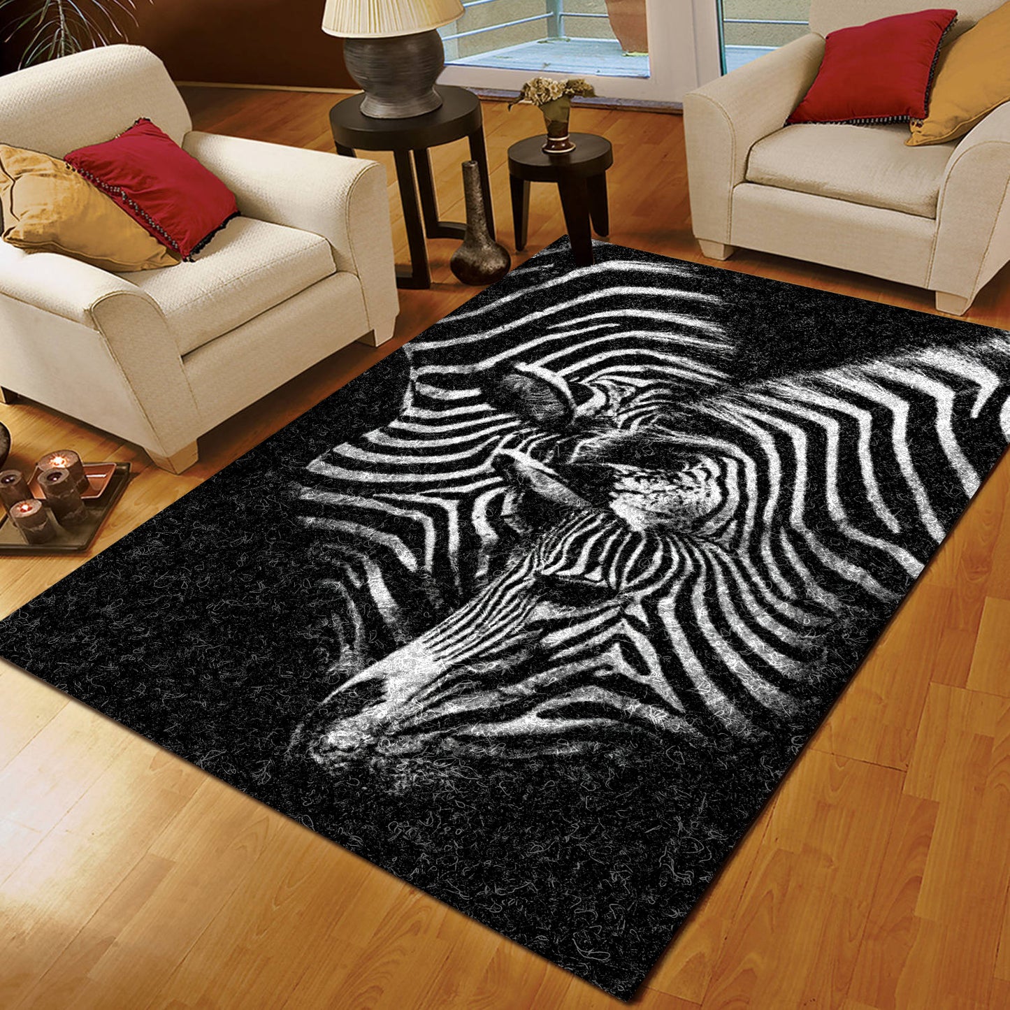 Zebra Horse TN060844M Rug
