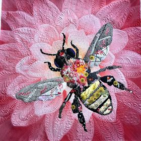 Flower Bee CLA04122377 Quilt Blanket