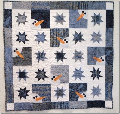 Snowman CLA120324039 Quilt Blanket