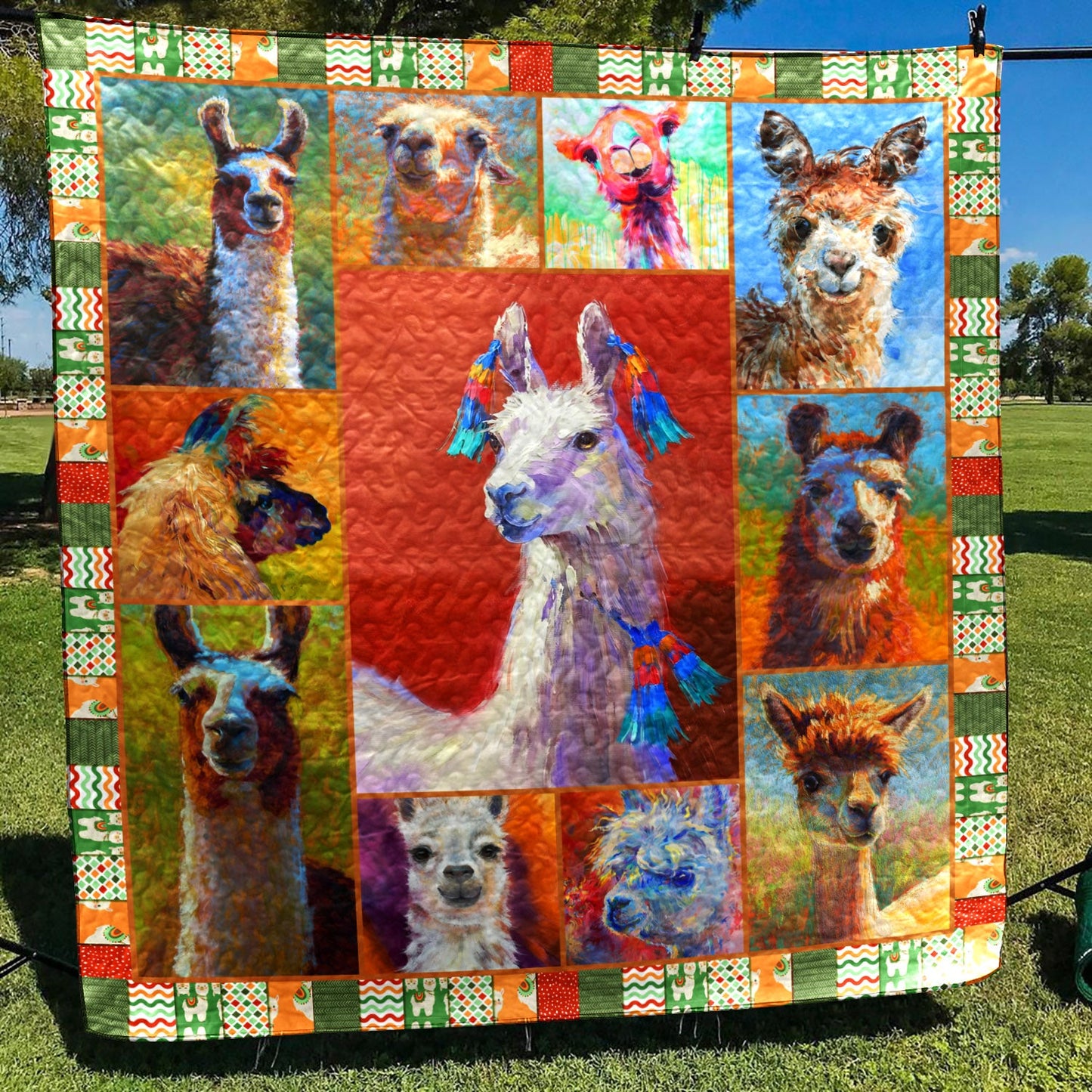 Llama NX210523 Quilt Blanket