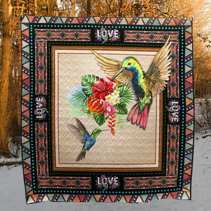 Hummingbirds CG140612 Quilt Blanket