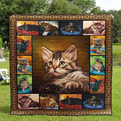 Cat HM200602 Quilt Blanket