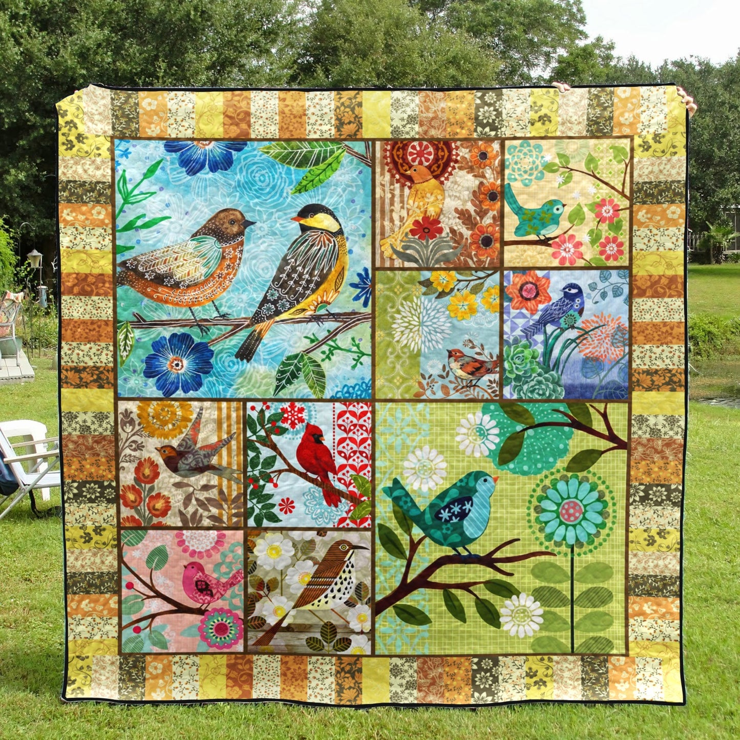 Bird HM220505 Quilt Blanket