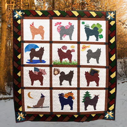 Finnish Spitz TL310525 Quilt Blanket