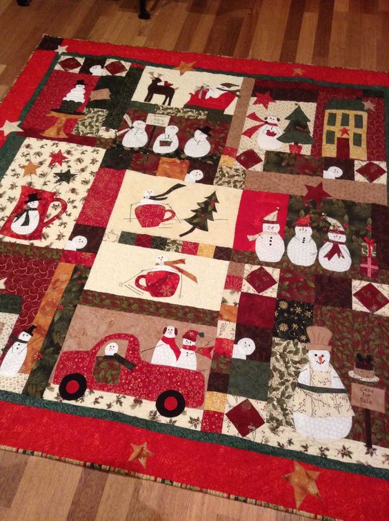 Snowman CLA271223186 Quilt Blanket