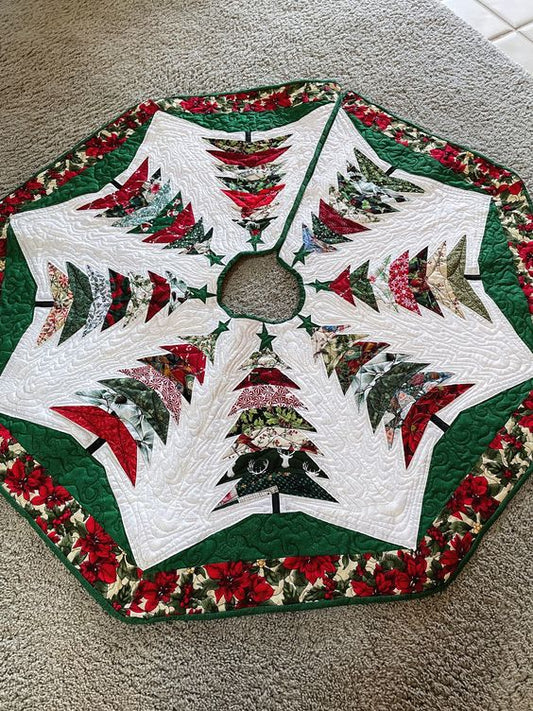 Christmas Tree CLA22112317 Quilted Tree Skirt