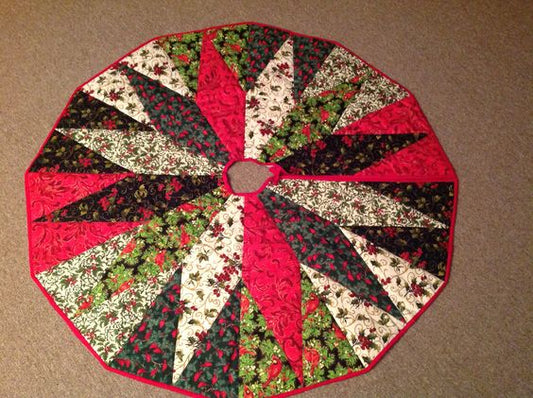 Christmas Pattern CLA22112323 Quilted Tree Skirt