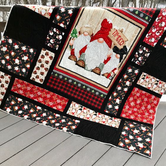 Christmas Gnome CLA20112345 Quilt Blanket