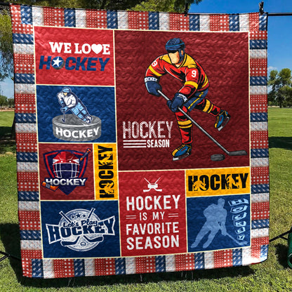 Hockey NX270516 Quilt Blanket