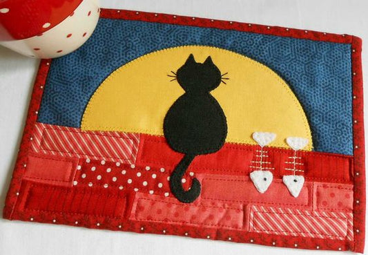 Cat CLA120324083 Quilted Placemats