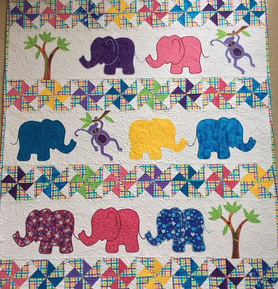 Elephant CLA23122330 Quilt Blanket