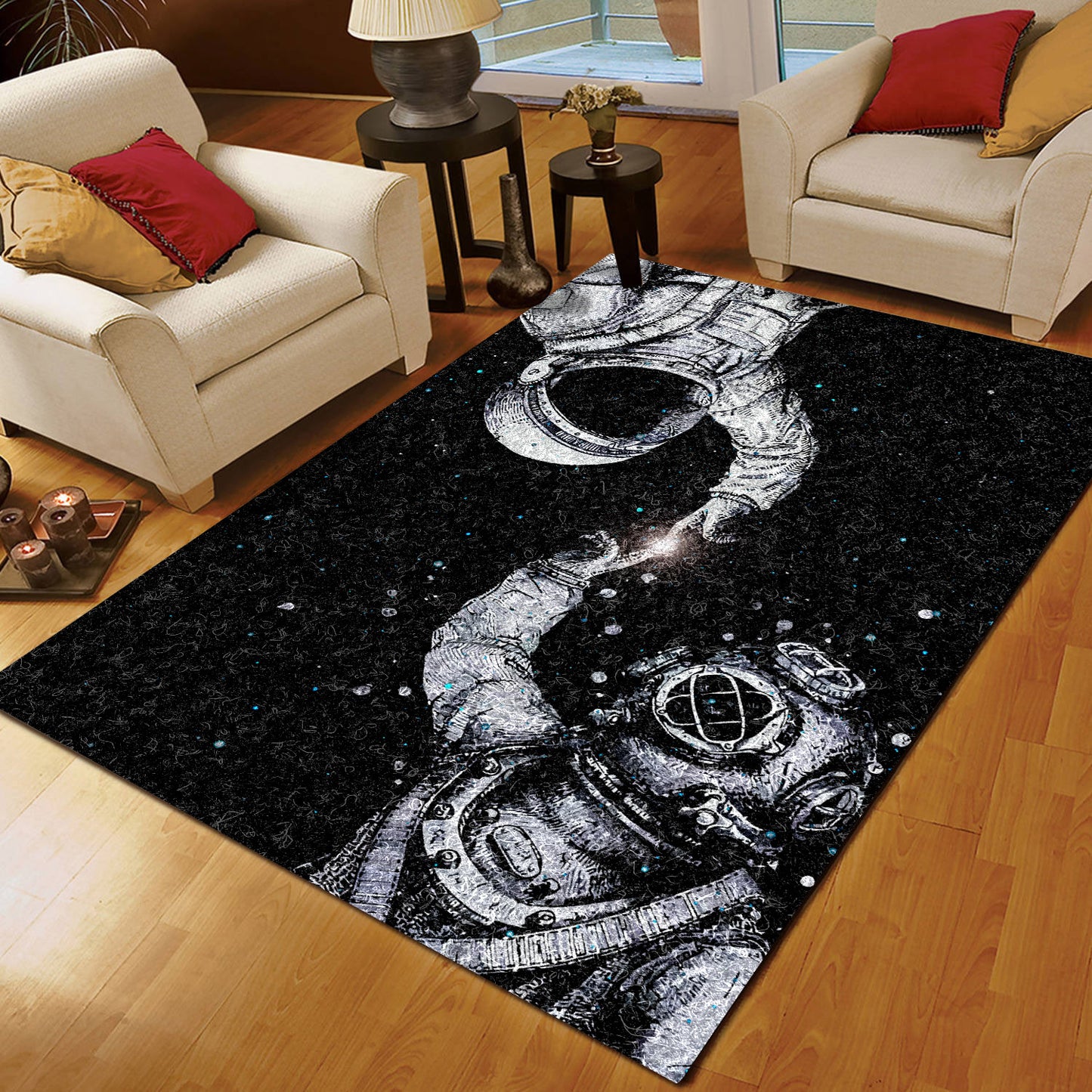 Astronaut Galaxy QN020801M Rug