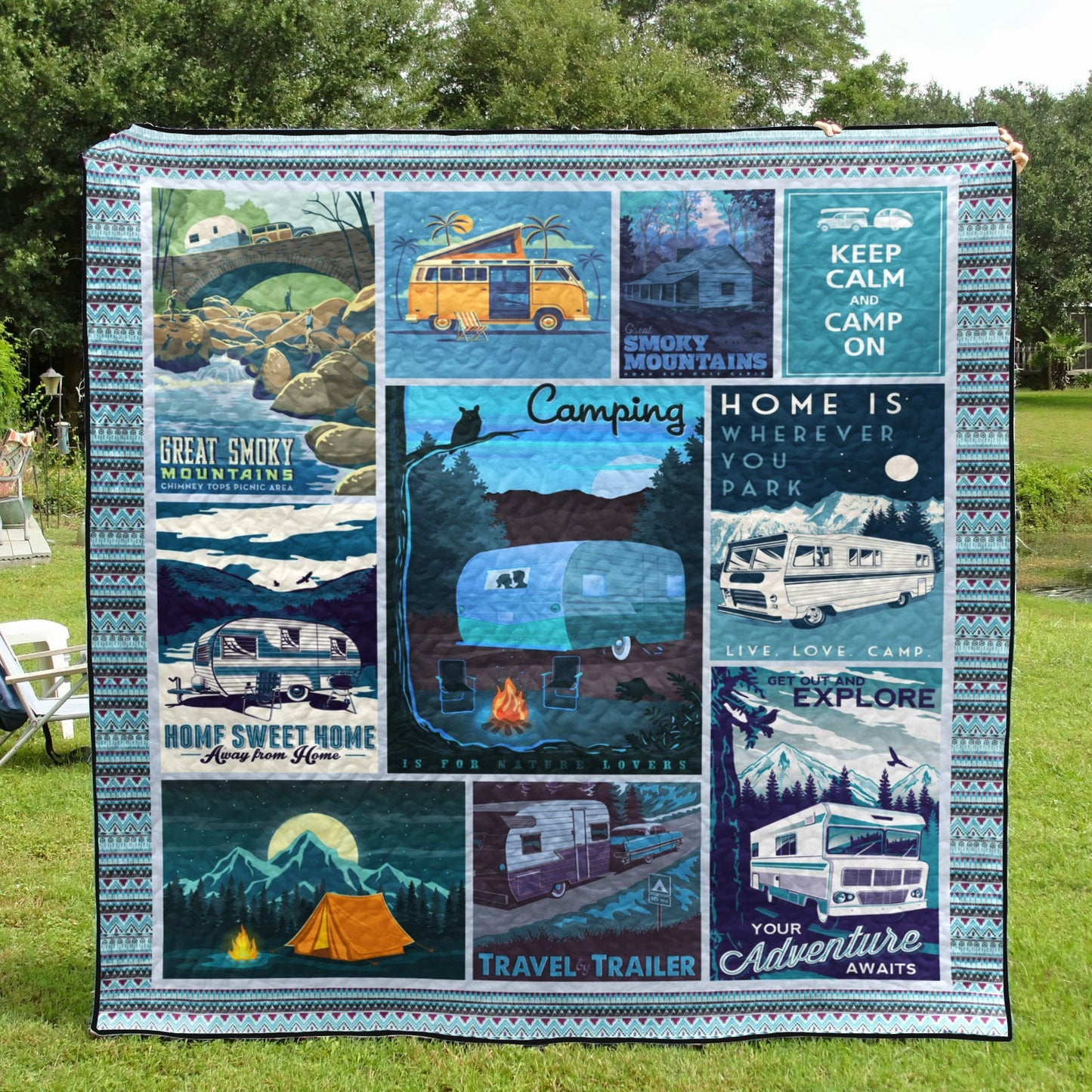 Camping DN210508 Quilt Blanket