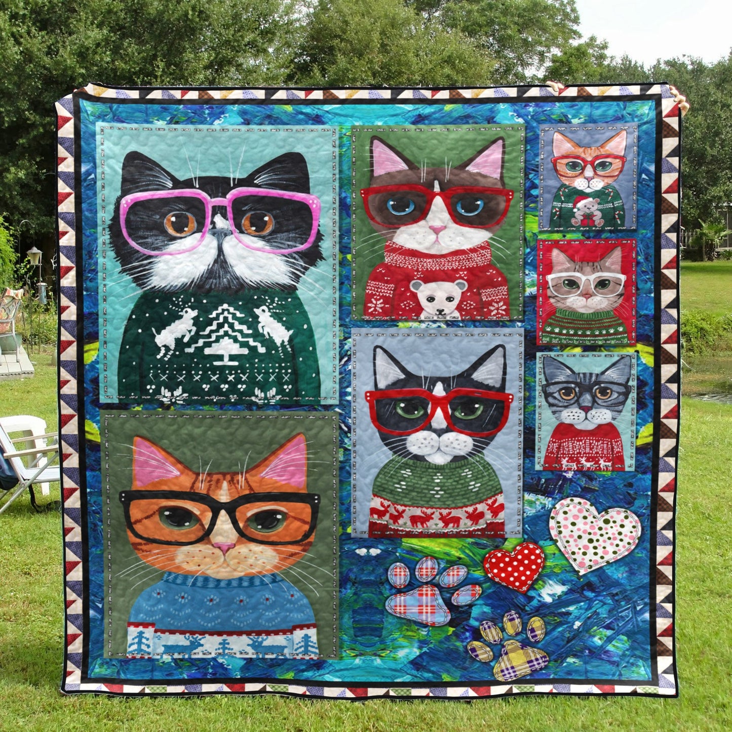 Cat TL090510 Quilt Blanket