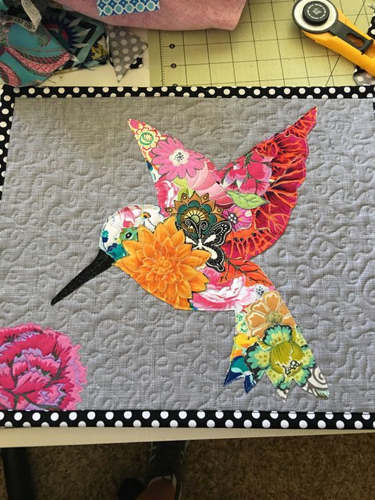 Hummingbird CLA040124134 Quilted Placemats