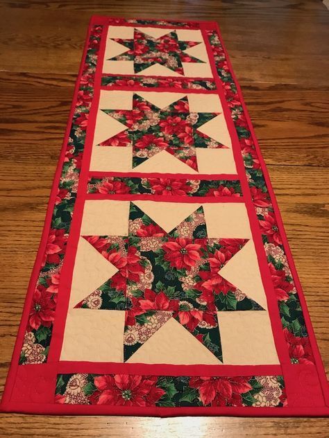 Christmas Flower CLA21112351 Quilted Table Runner