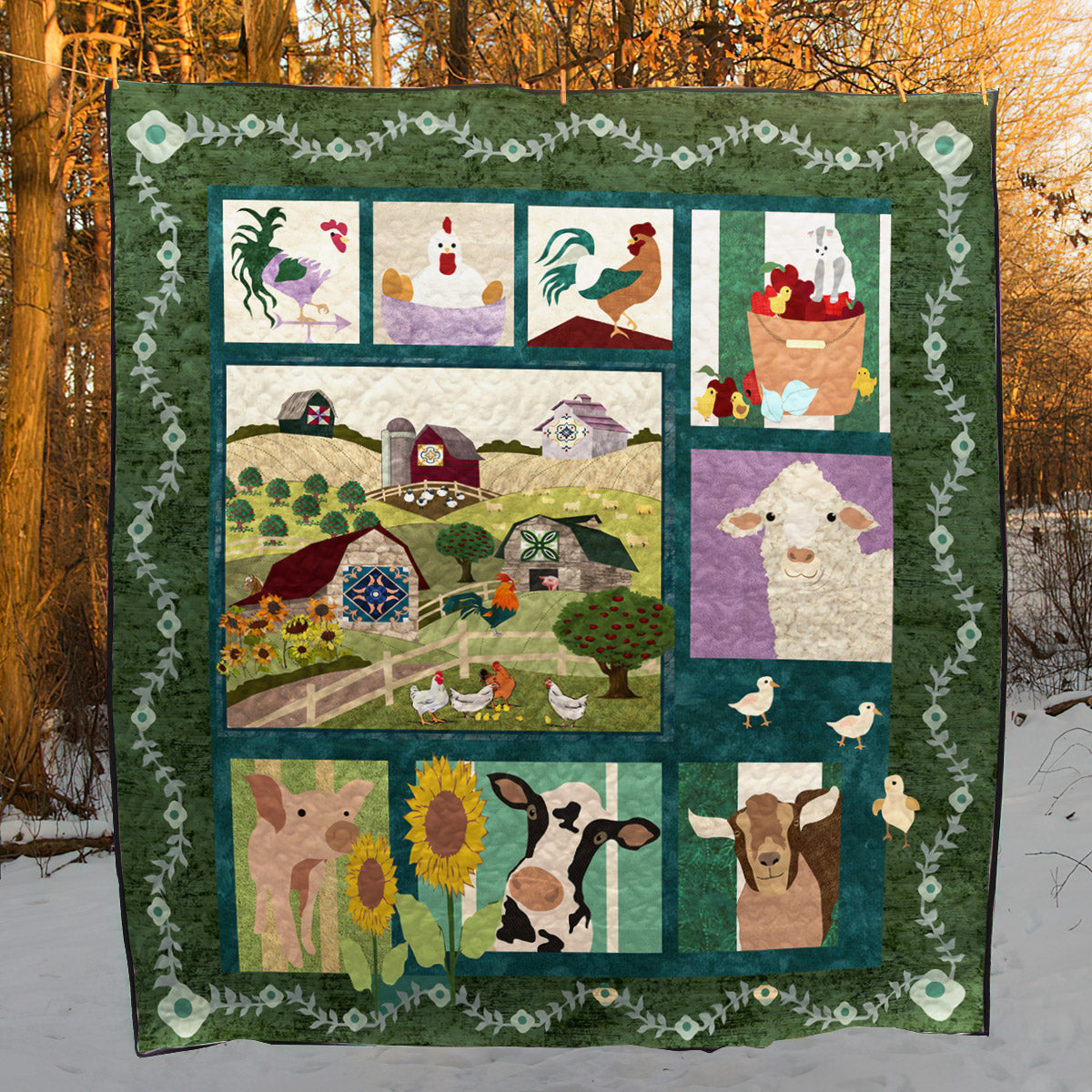 Farm BT270514 Quilt Blanket