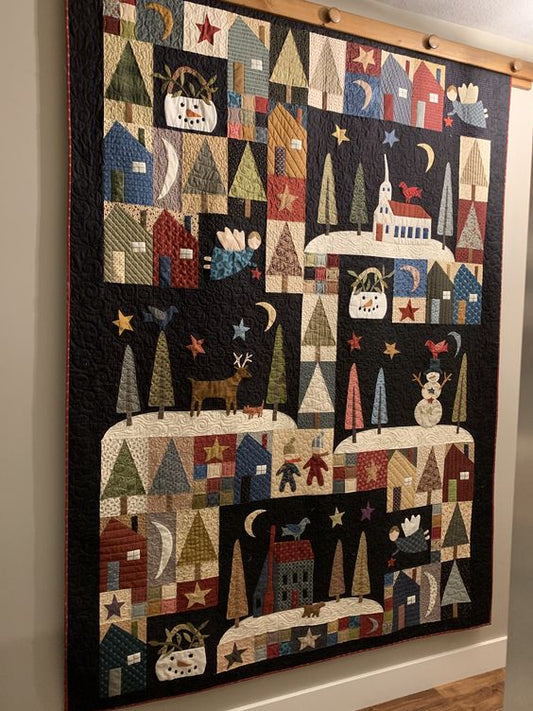 Christmas Village CLA15112340 Quilt Blanket