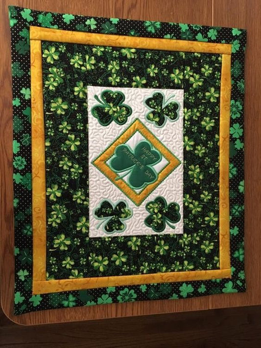 Shamrock St Patrick's Day CLA28122354 Quilted Placemats