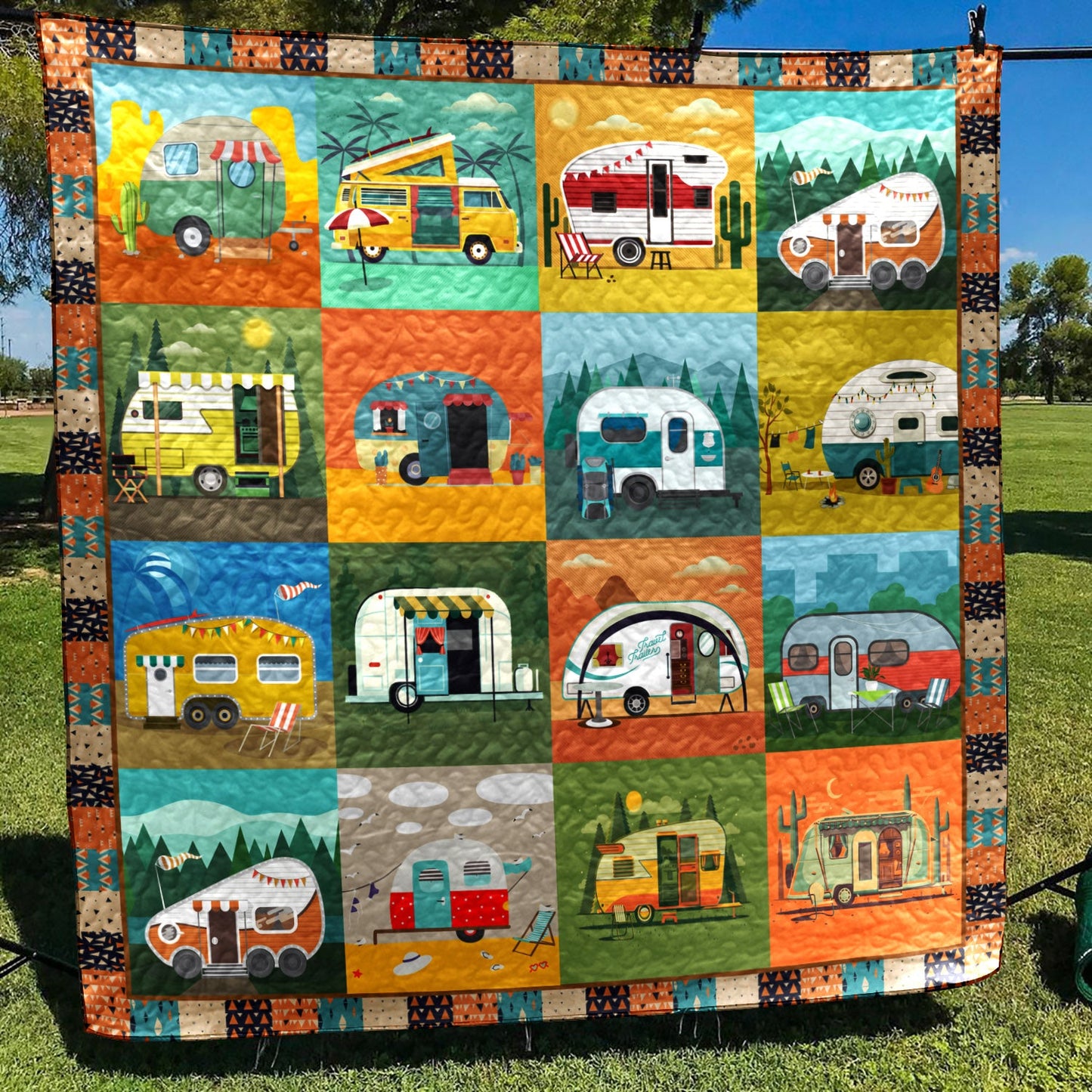 Camping HM210510 Quilt Blanket