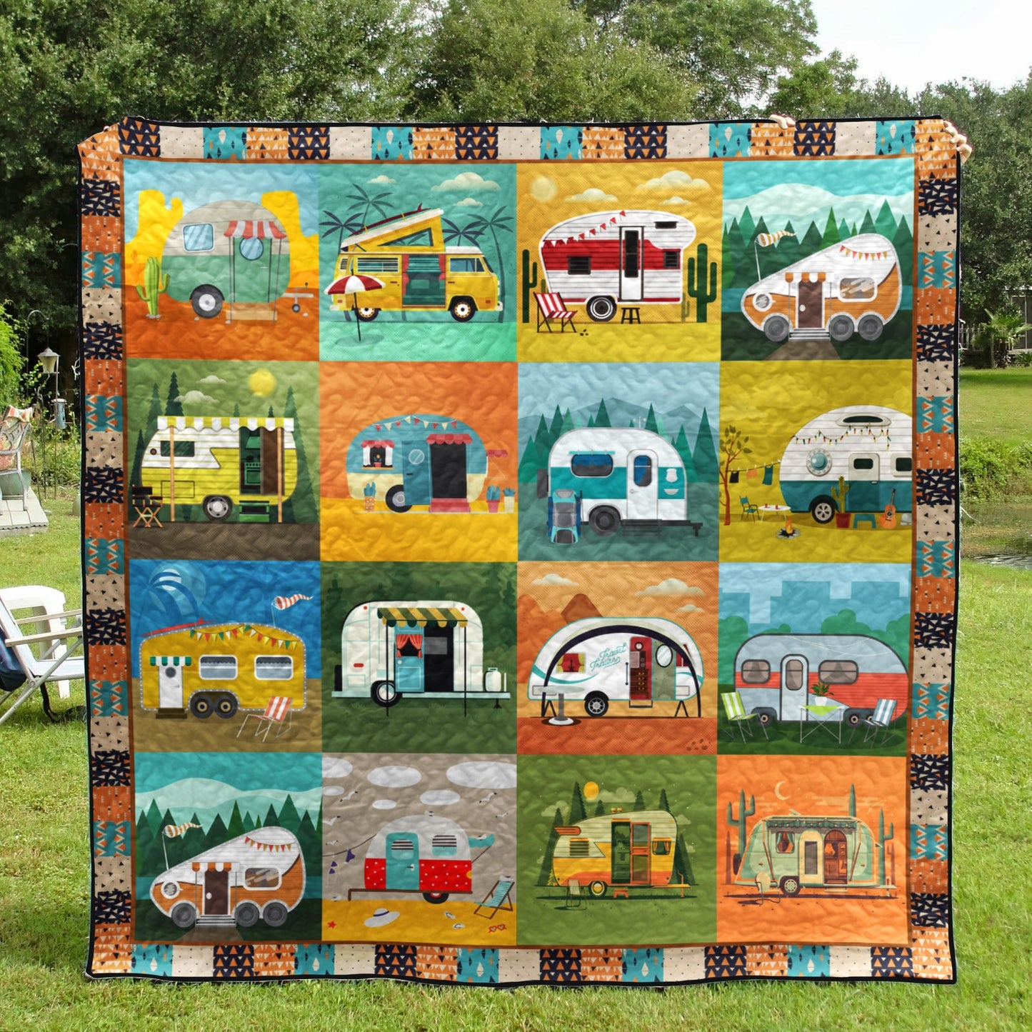 Camping HM210510 Quilt Blanket