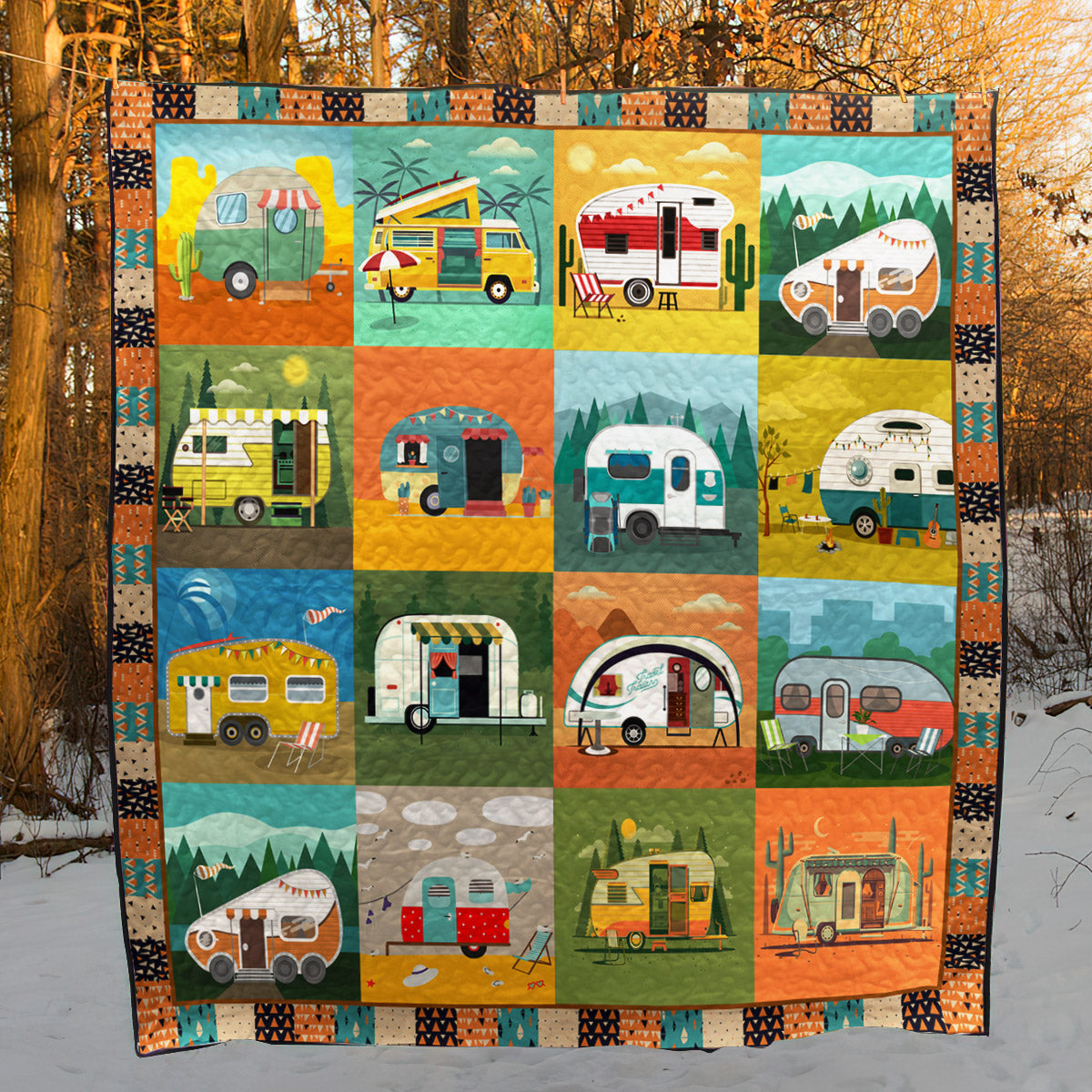 Camping HM210510 Quilt Blanket