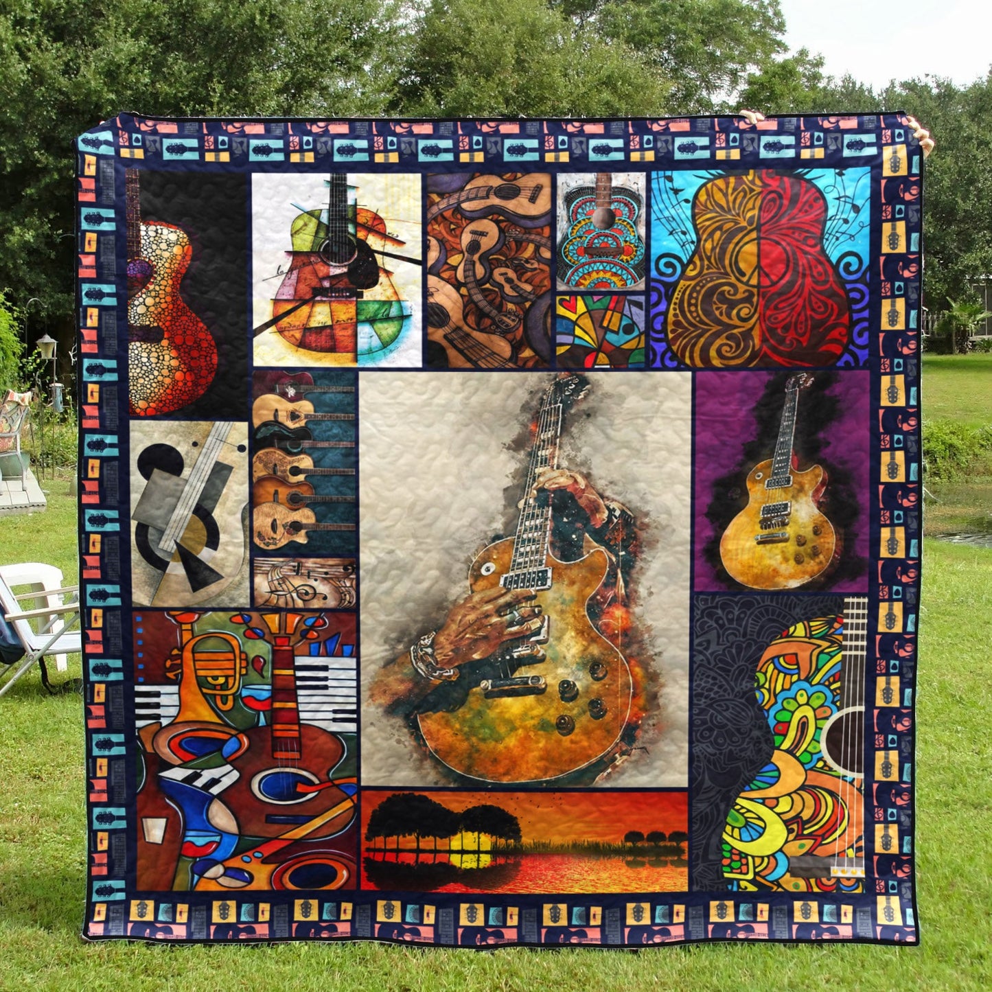 Guitar TL240520 Quilt Blanket