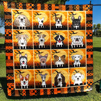 Dog Halloween HM130605 Quilt Blanket