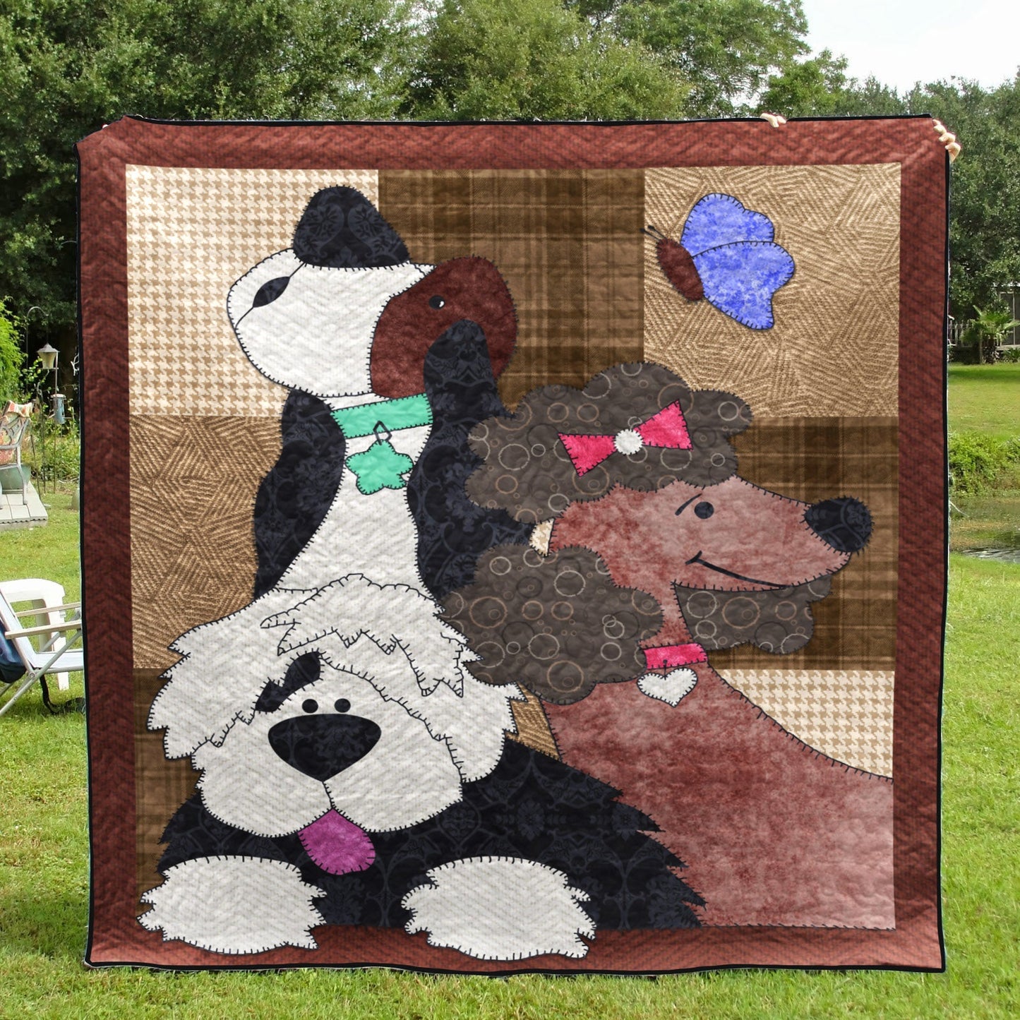 Dog HM240609 Quilt Blanket