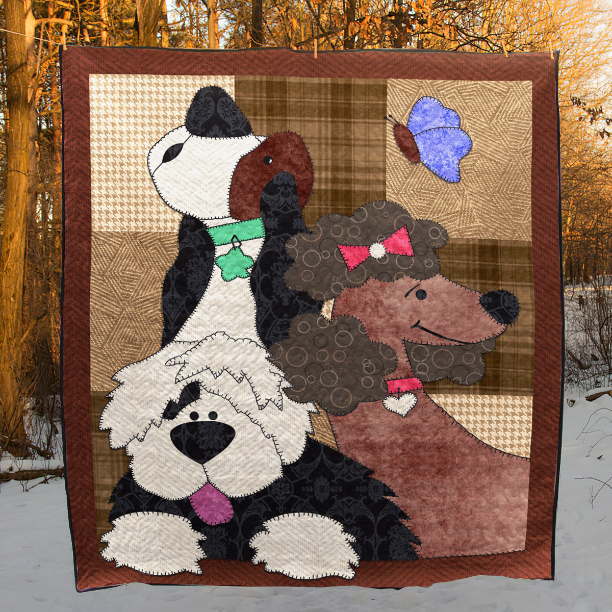 Dog HM240609 Quilt Blanket