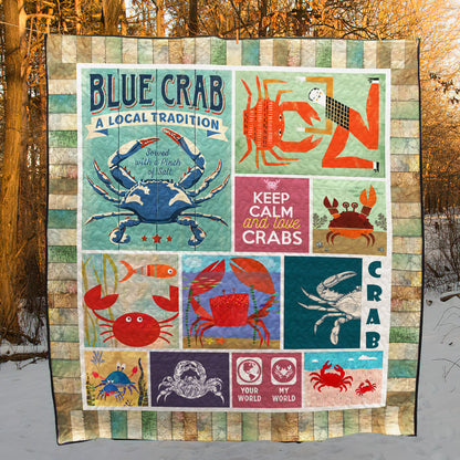 Crab HT130604 Quilt Blanket