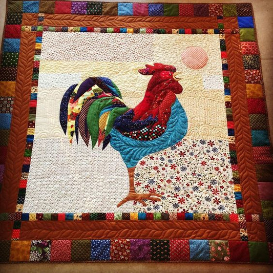 Chicken CLA271223262 Quilted Placemats