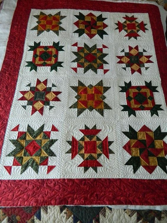 Christmas Star CLA28122358 Quilt Blanket