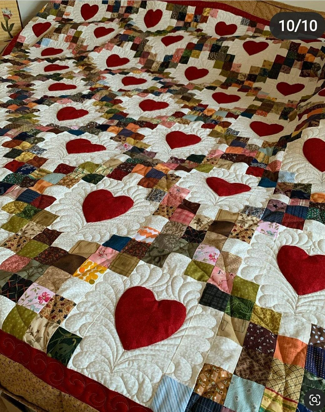 Heart CLA120324074 Quilt Blanket