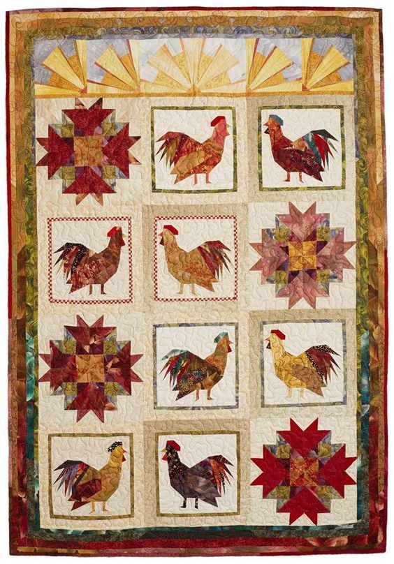 Chicken CLA271223205 Quilt Blanket